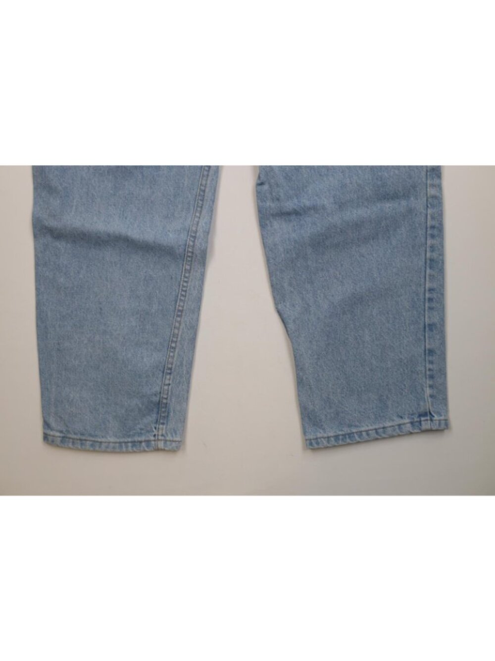 Vintage 90s Eddie Bauer Mens 40x30 Distressed Baggy Fit Tapered Leg Jeans Blue - Picture 12 of 14